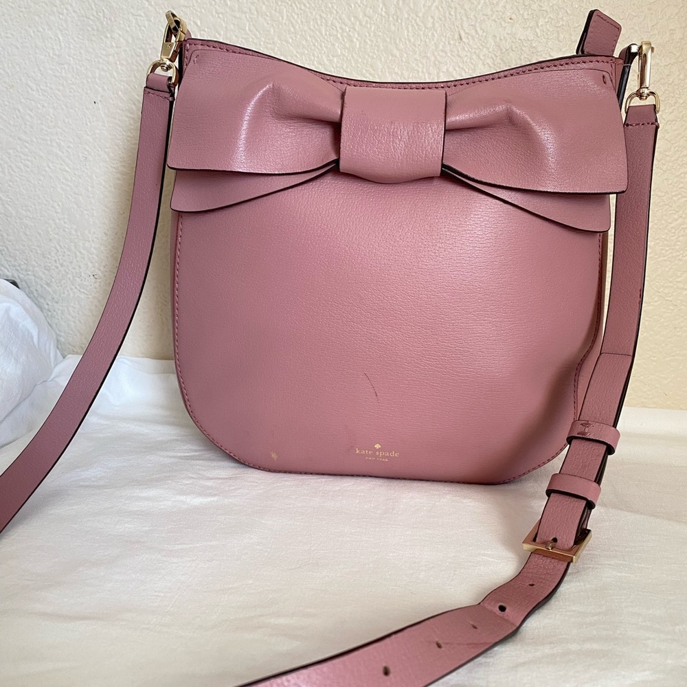 Kate Spade Pink Bow Crossbody Bag